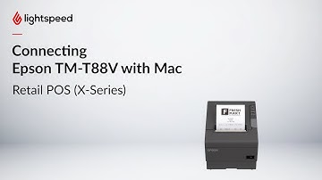 Connecting Epson TM-T88V with Mac