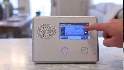 2GIG Go!Control; How to Adjust Screen Brightness and Volume