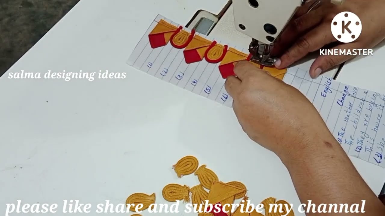 New Daman Design Cutting and Stitching l Loops Daman Design 2022 by (salma designing ideas)