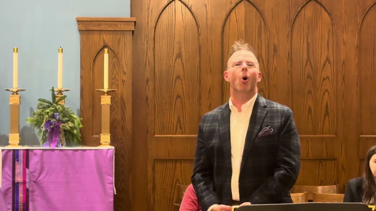 Sweet Little Jesus Boy (excerpt), Benjamin Harbold, tenor,