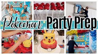 *NEW* PARTY PREP DIY POKEMON THEME PARTY DECORATE AND BAKE WITH ME TIFFANI BEASTON HOMEMAKING 2022