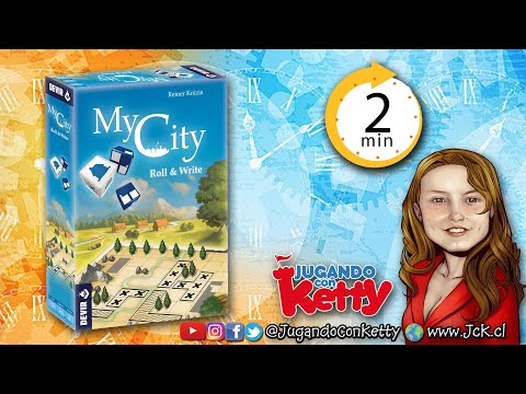 Jogo My City Roll and Write