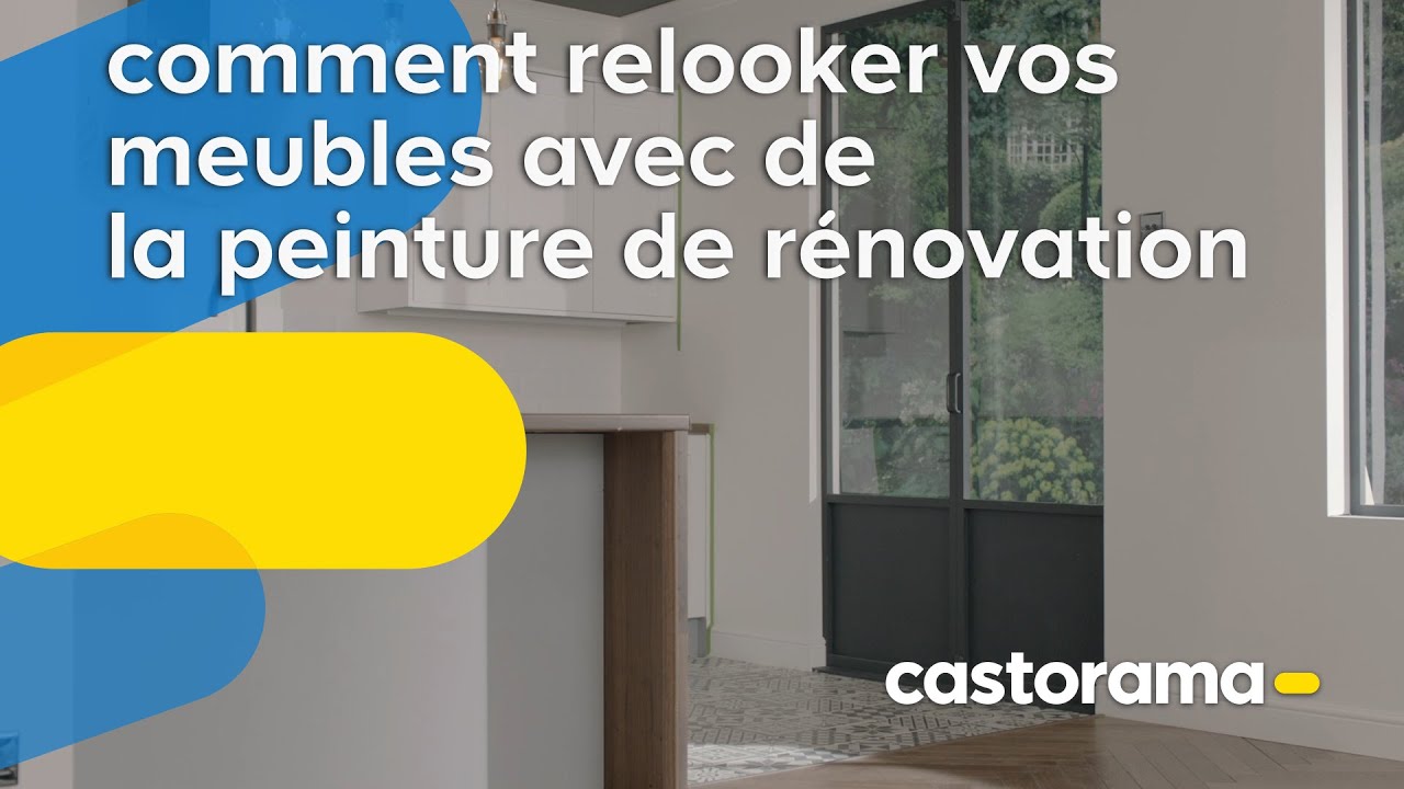 Comment relooker vos meubles avec de la peinture de rénovation - Castorama  - YouTube