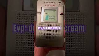 Evp:demonic scream @sonora inn #ghost #demon #paranormal #haunted #shorts