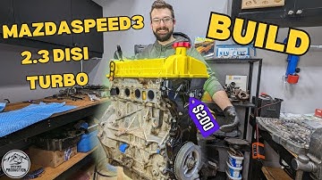 Building My $200 Mazdaspeed 3 Engine | Timing, EGR, HPFP, VVT, Intake & Exhaust Manifolds