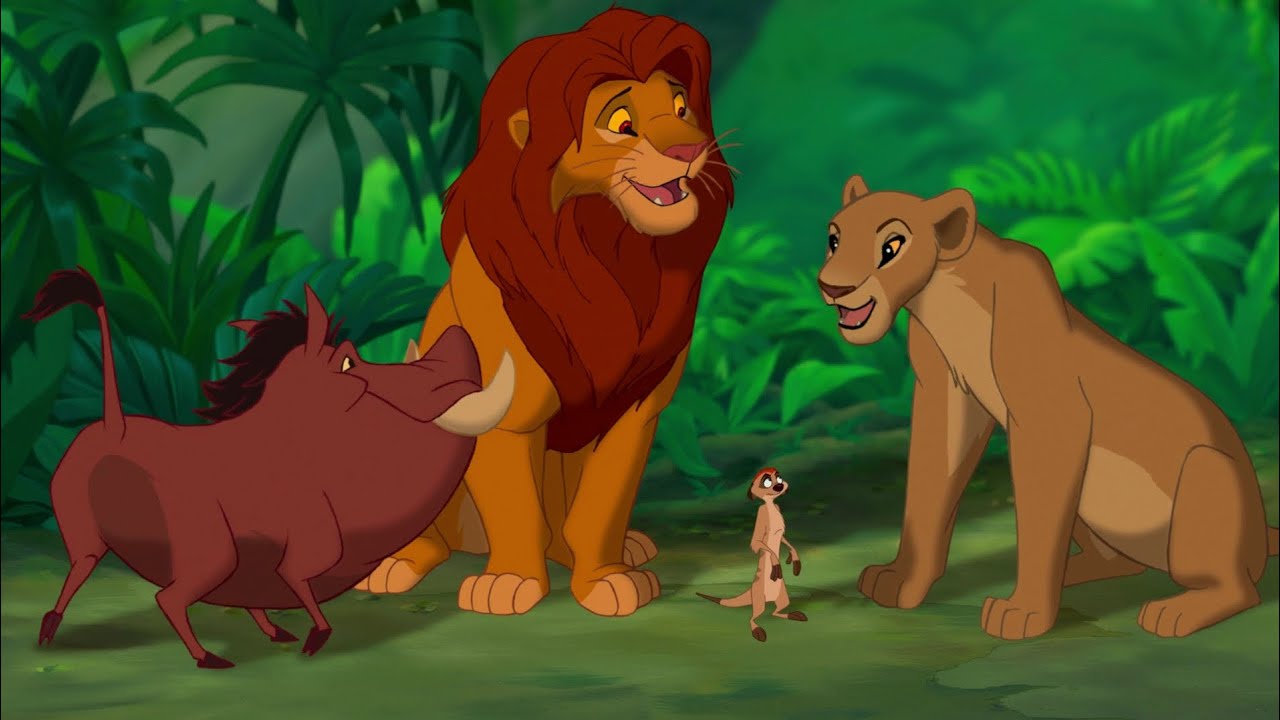 The Lion King (1994): Simba and Nala Reunion Scene [DVD Version] #1 ...