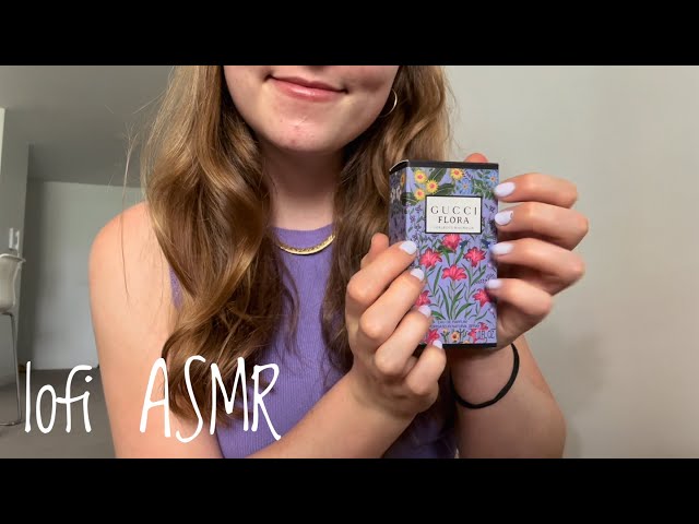 lofi asmr tapping on things + up close mouth sounds and visual triggers