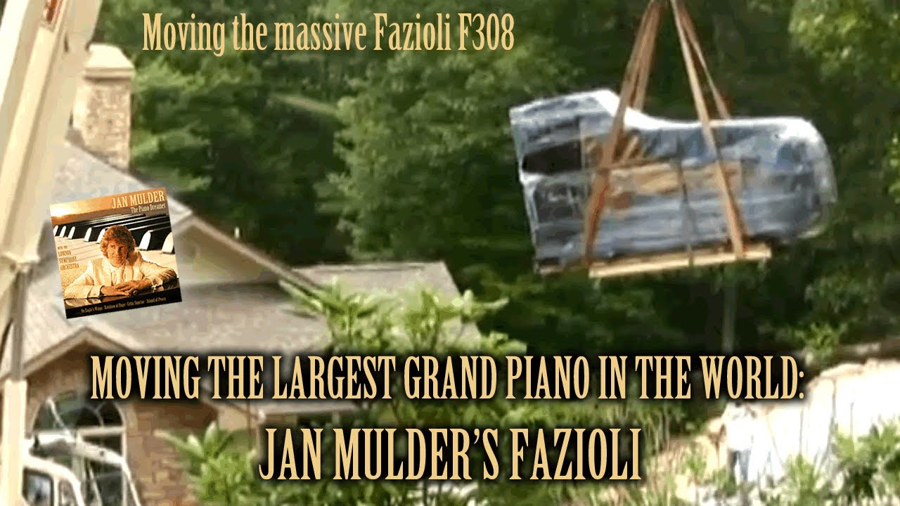 Jan Mulder - Moving his Fazioli 308 Concert Grand Piano - Jan Mulder - Moving his Fazioli 308 Concert Grand Piano