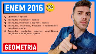 🛑162 Enem 2016 - GEOMETRY - It is common for visual artists to appropriate mathematical entities.