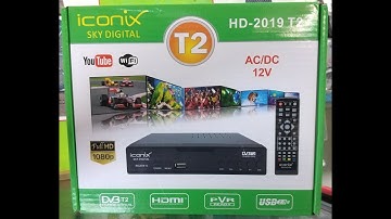 Iconix Free to Air Digital Decoder for TV With Youtube And WIFI feature HDMI enabled