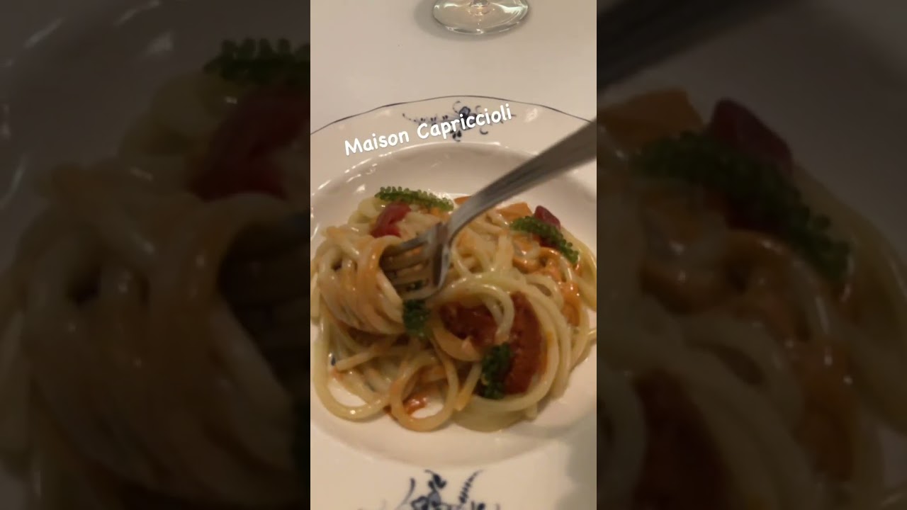 Maison Capriccioli, menu Chef de Maison: Andrea Turchi Head Chef: Christian Mandura 