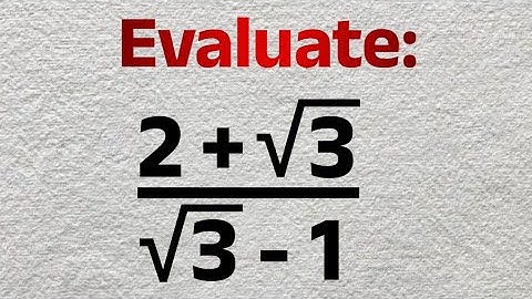 Calculator Is NOT Allowed! Simplify This Radical Expression Fast! | Conjugate - SAT, ACT, GCSE Maths