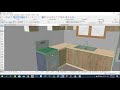 MODELADO ARCHICAD, COCINA PEQUEÑA VIDEO 3