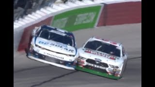 2018 VFW Sports Clips Help a Hero 200 - Chastain/Harvick Crash - Call by MRN