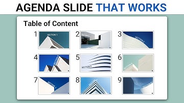 How to Create an Interactive Agenda or Contents Slide in PowerPoint