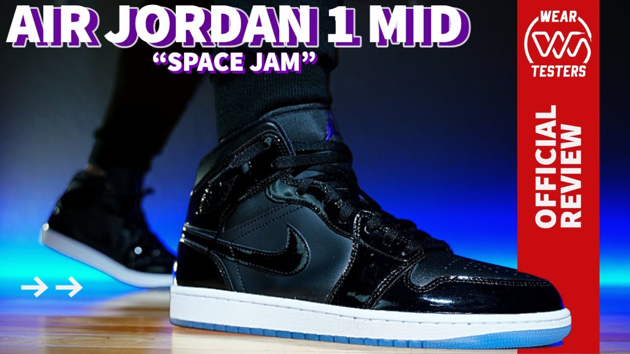 Air Jordan 1 Mid Space Jam YouTube