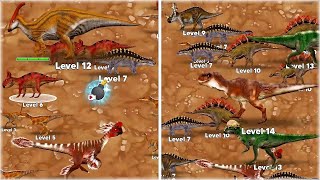 MAX LEVEL in Dino Evolution: Dinosaur Merge Game! screenshot 4