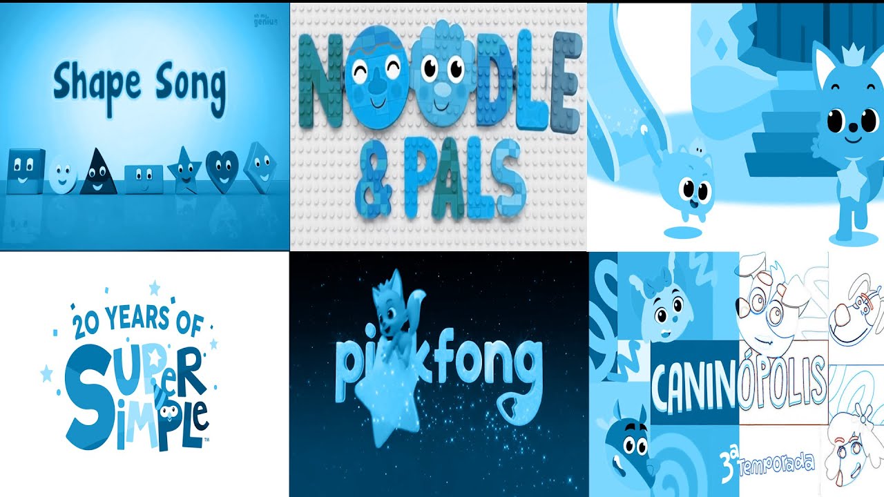 (grand compilation)Logo Effects | The Shape Song, Pinkfong x Ninimo Slide Down, Noodle and Pals Lego