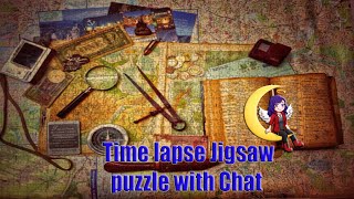 Timelapse Map / Book jigsaw puzzle with streams help screenshot 2