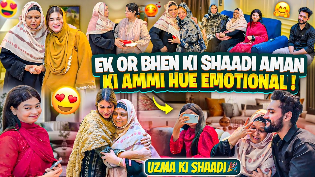 Ek Or Bhen Ki Shaadi Aman Ki Ammi Hue Emotional 🥺| Date Reveal Shaadi Ki | Fokats | Abresh & Zeeshan