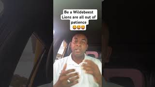 Be a Wildebeest. Get after it now!