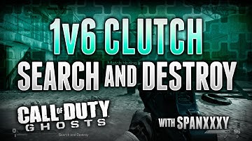 Ghosts : SnD 1v6 Clutch/Ace on Freight (Call of Duty Ghosts Search and Destroy Gameplay)