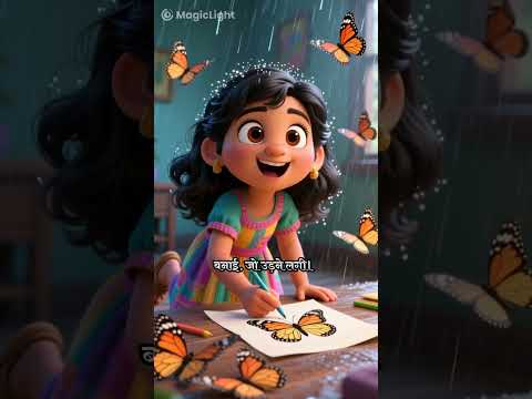 जादुई पेंसिल की कहानी ✏️ | Magical Pencil Story for Kids | Dhanvi and Aviral | 5 Min Moral Story by Tinyvalues with Dhanvi & Aviral