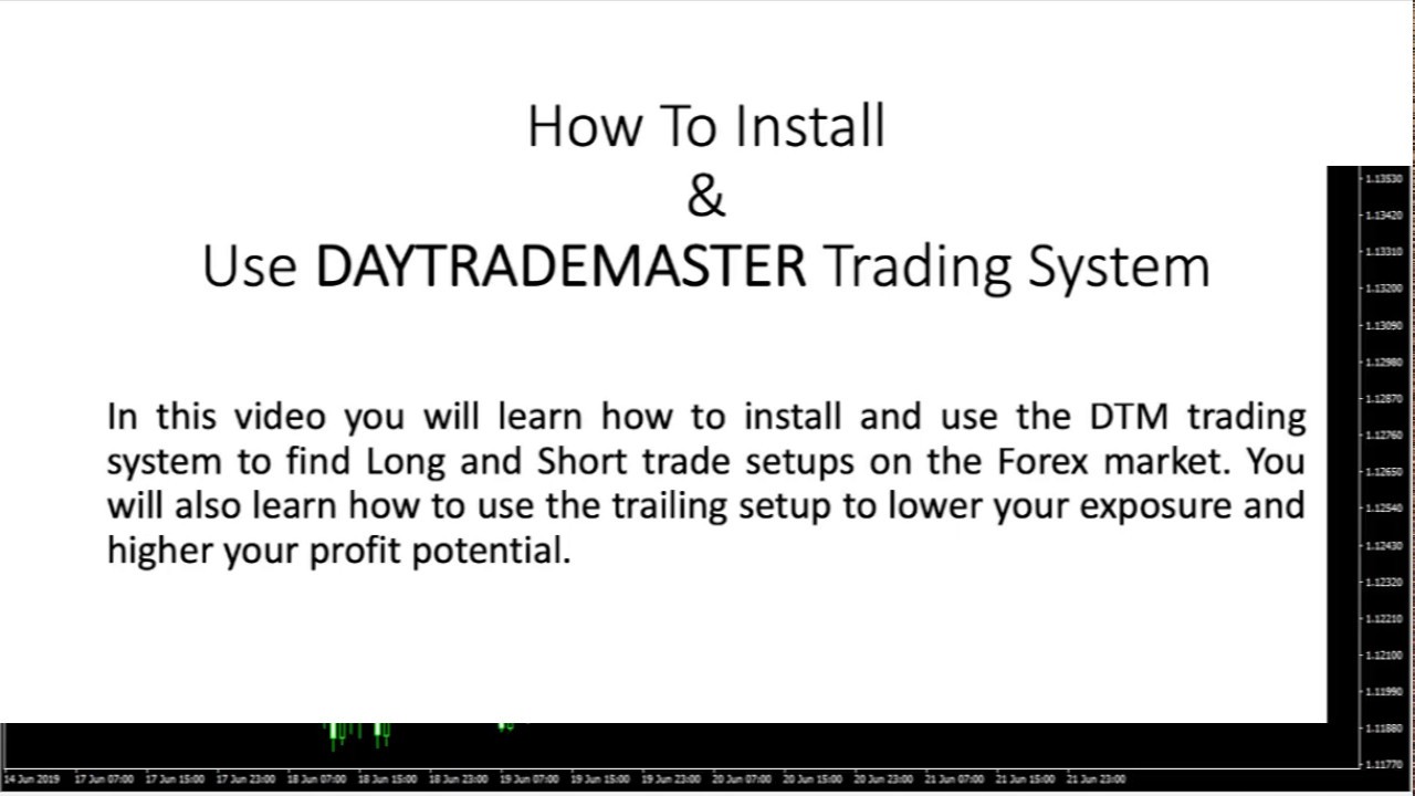How to install and use DTM trading system - YouTube