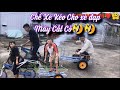 Chế Xe Kéo Heo Cho Xe Đạp Chế Máy Cắt Cỏ- Xem Cười Đau Bụng - K&N VLOGS