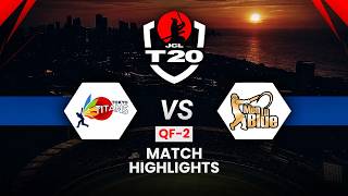Tokyo Titans Pull Off a Stunning Chase!  | Tokyo Titans vs Men in Blue | JCL T20 QF 2 Highlights