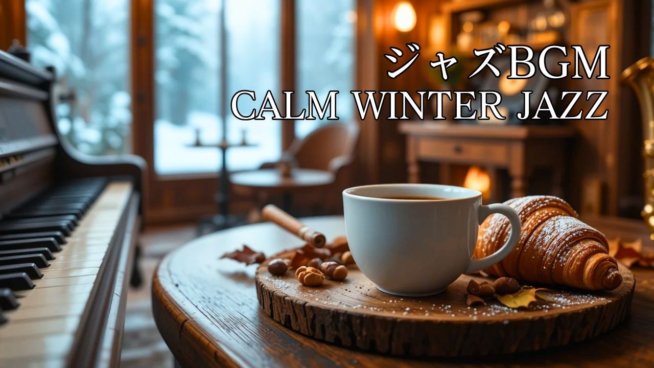 【作業用BGM】深く澄んだ静けさのウィンタージャズ｜集中が続く冬カフェ音楽 ❄️☕ | Winter Jazz for Extended Study