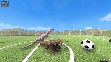 B B S // Spinosaurus, Trex vs Finback, Triceratops // Beast Battle Simulator (Tiny Dinosaur)