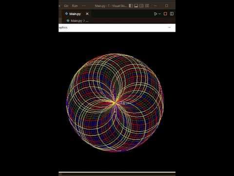Spirograph Turtle Create Using Python#shorts #coding #python # ...