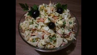 Салат из Крабового мяса Пекинской капусты и Моркови по-корейски - Как приготовить 11 03 2019 Салат из Крабового мяса Пекинской капусты и Моркови по-корейски - Как приготовить 11 03 2019