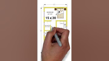 15 x 30 house plan || Ghar ka naksha || ghar ka plan || autocad || home plan #viralshorts