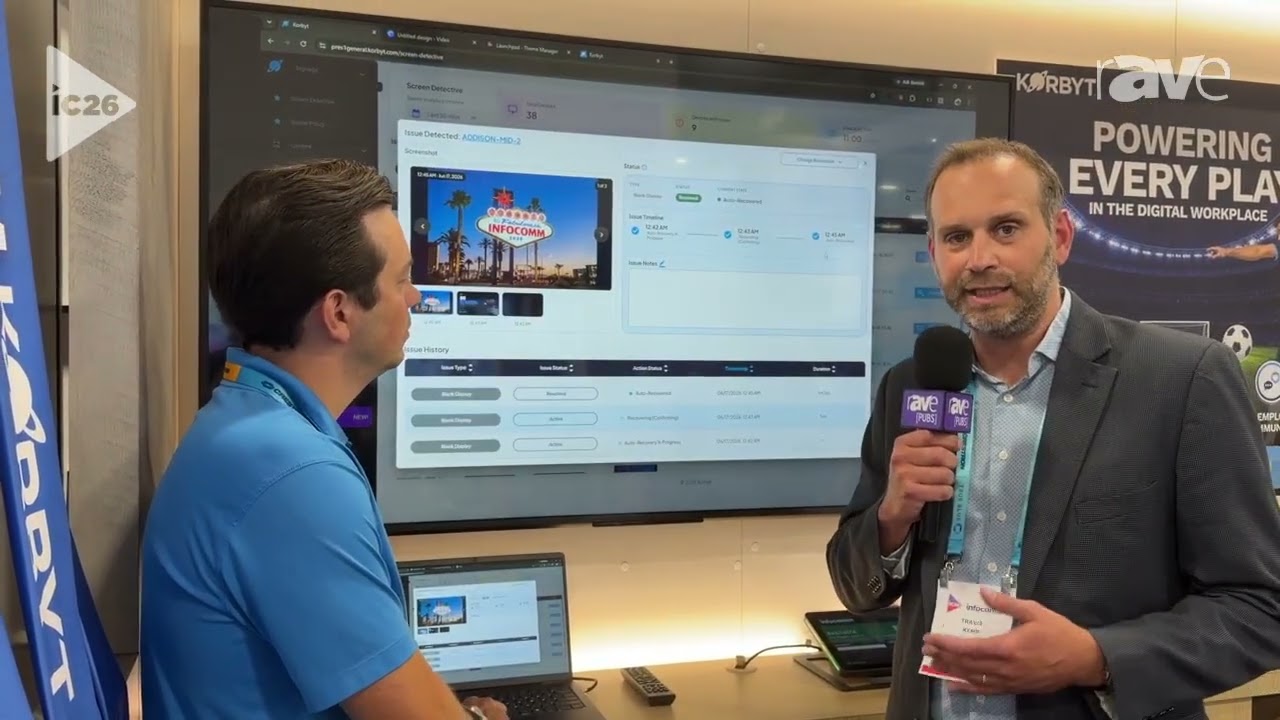 InfoComm 2026: Korbyt Shows ScreenDetective for Automated Detection/Recovery for Display Networks
