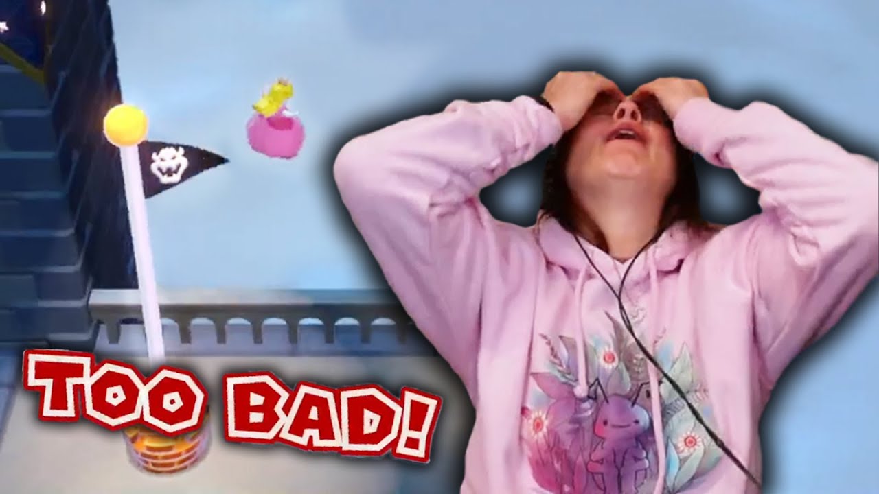 She missed the flagpole...