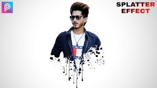 SPLATTER EFFECT PICSART | PicsArt Editing Tutorial | PicsArt Splash Effect
