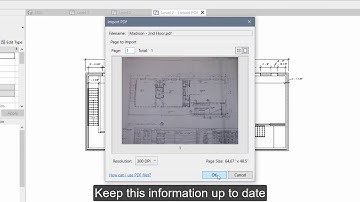 Revit 2021:  PDF and Image Linking