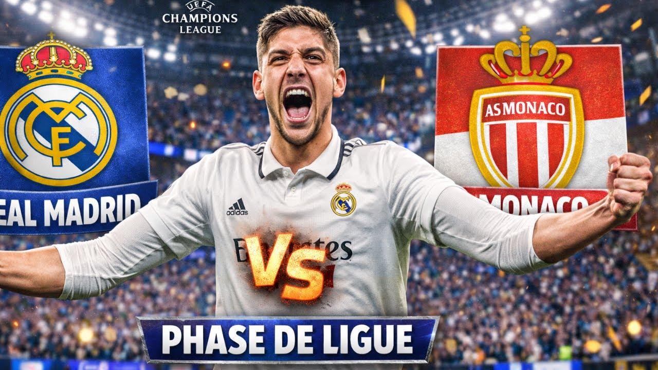 FC 26 – Real Madrid vs AS Monaco | Phase de Ligue – Journée 7 4K