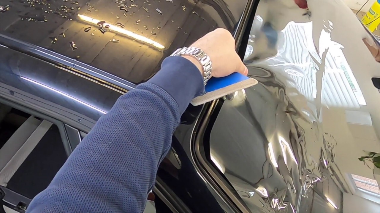 Тонировка Audi 80 B4. Бесплатное обучение, формовка заднего стекла.