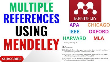 Using mendeley for citations in word file #mendeley #references #citation