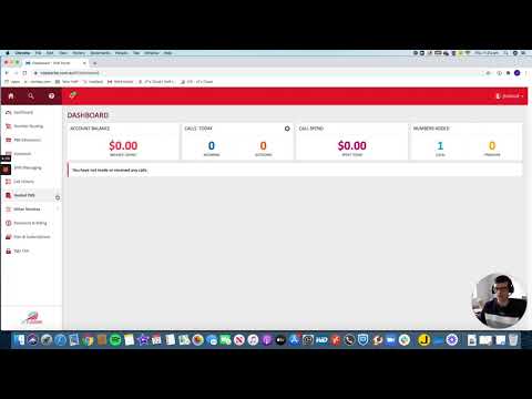 JTs Cloud VoIP Portal Dashboard Overview
