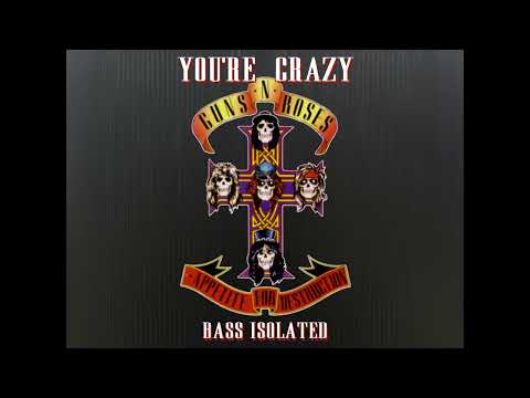 Guns N' Roses You're Crazy Bass Isolated | Multitrack Project