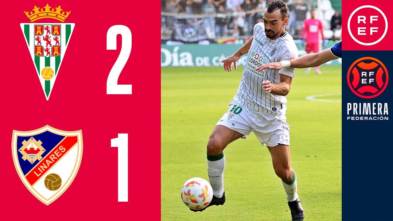 RESUMEN #PrimeraFederación | Córdoba CF 2-1 Linares Deportivo | Grupo 1 | Jornada 12