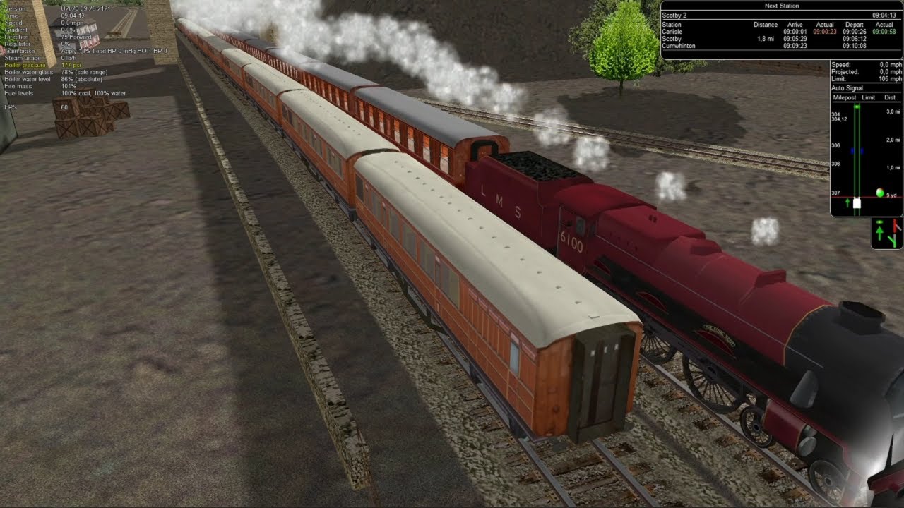 OR (MSTS) Settle & Carlisle Line activity: Local Service (complete MANUAL control)