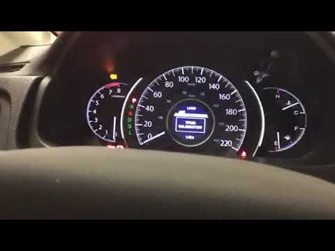 2015 Honda CRV TPMS calibration - YouTube