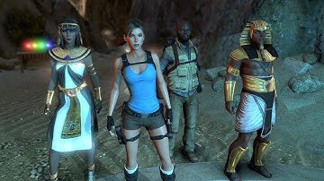 LARA CROFT AND THE TEMPLE OF OSIRIS #1 начало похождений в командной игре.