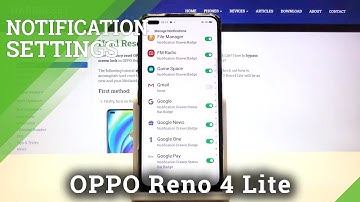 How to Manage Notifications on OPPO Reno 4 Lite – Personalize Apps Notifications