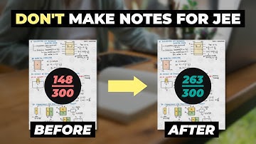 handwritten notes for IIT JEE 2023 - WHY ?